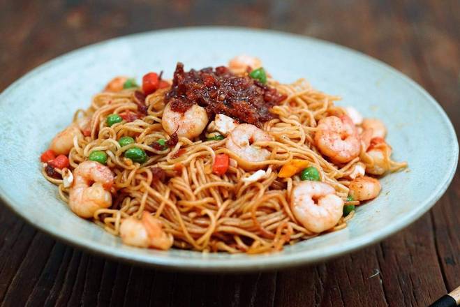 Shrimp Chow Mein 虾炒面